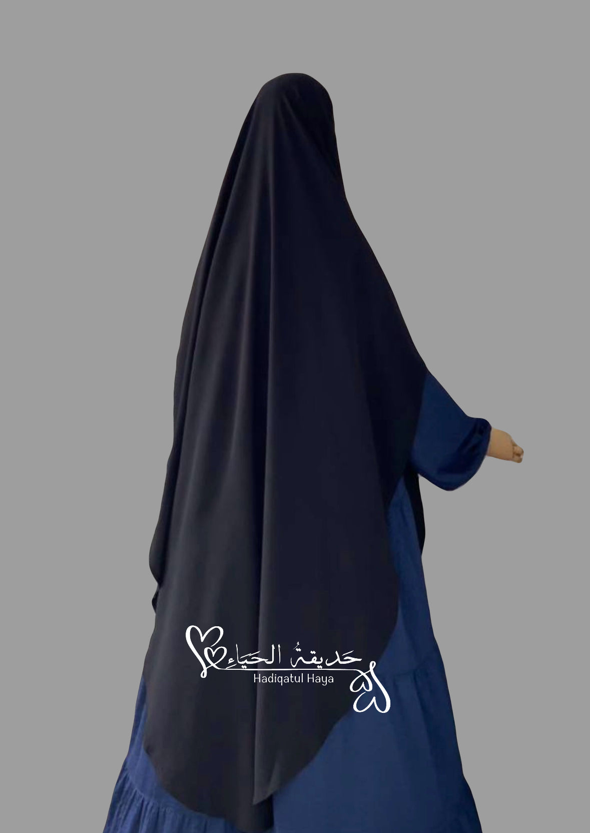 XXL Khimar Asiya- dehnbar am Kopf und Kinn