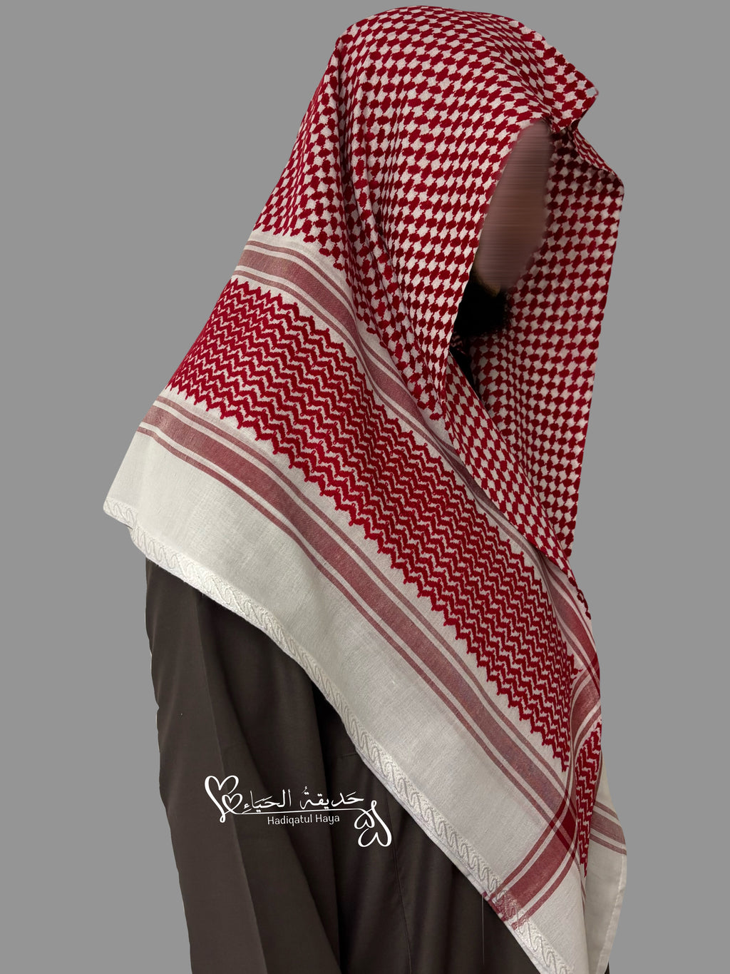 Shemagh Saudi- (Rot/Weiß)