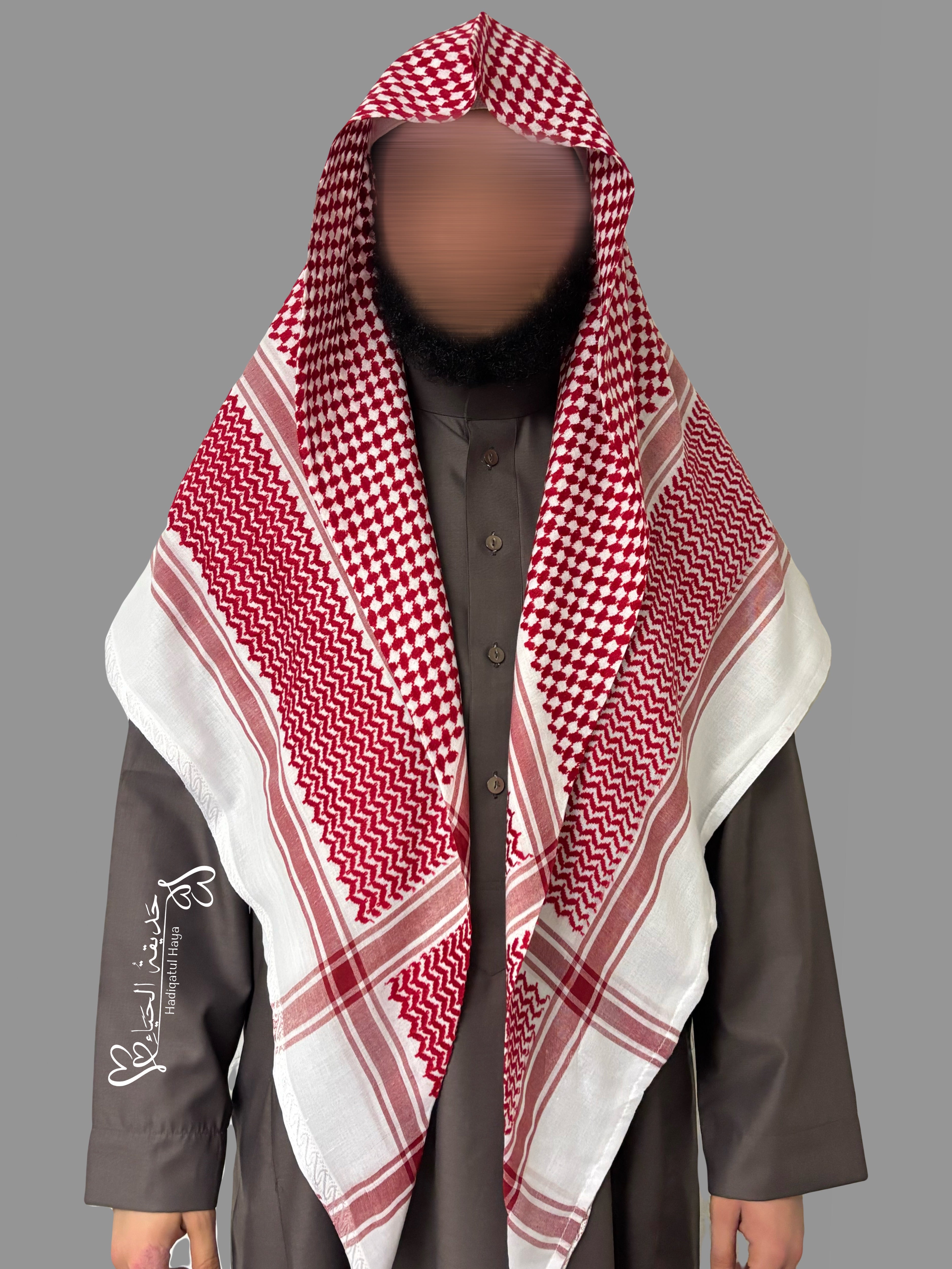 Shemagh Saudi- (Rot/Weiß)